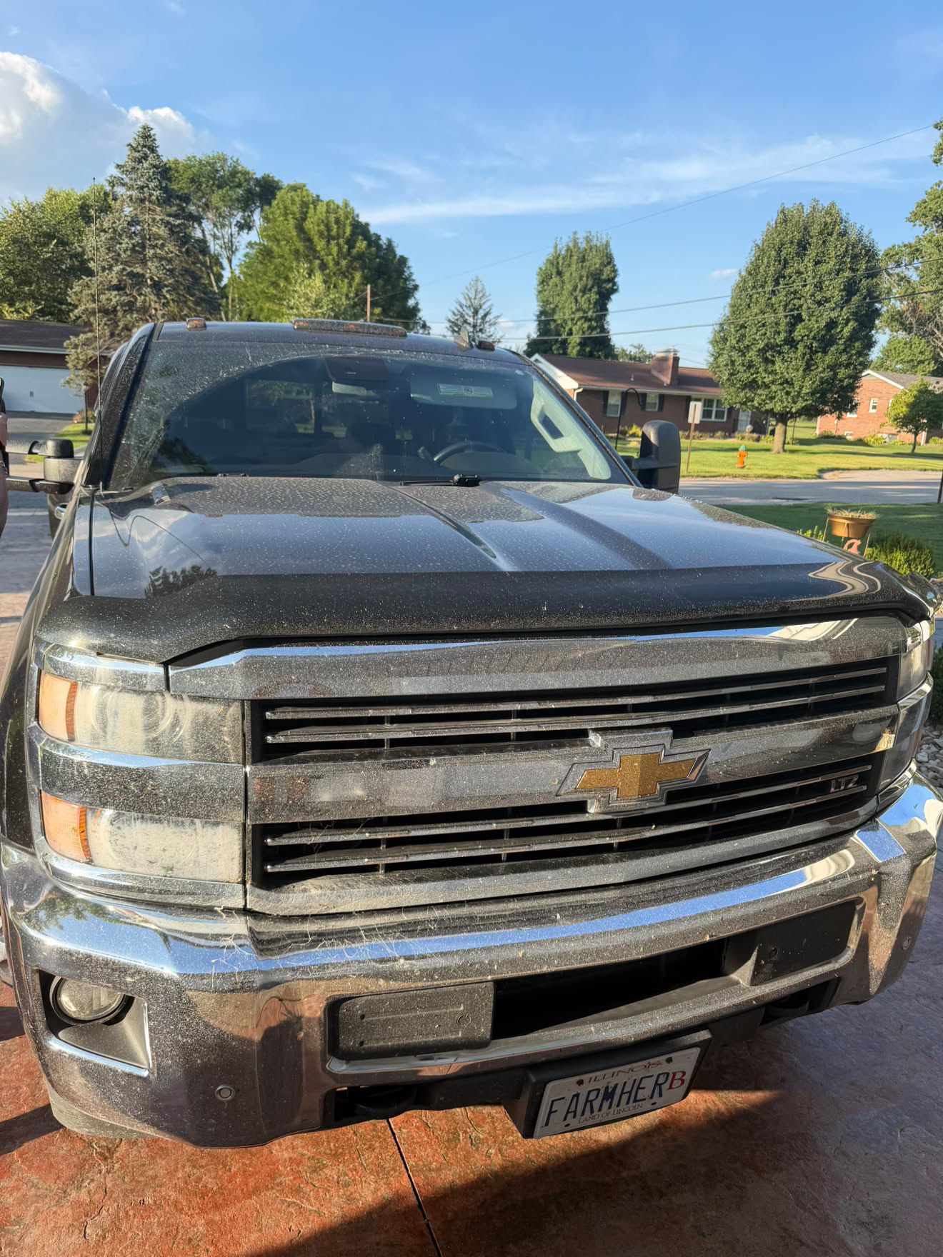 Chevrolet truck exterior before detailing